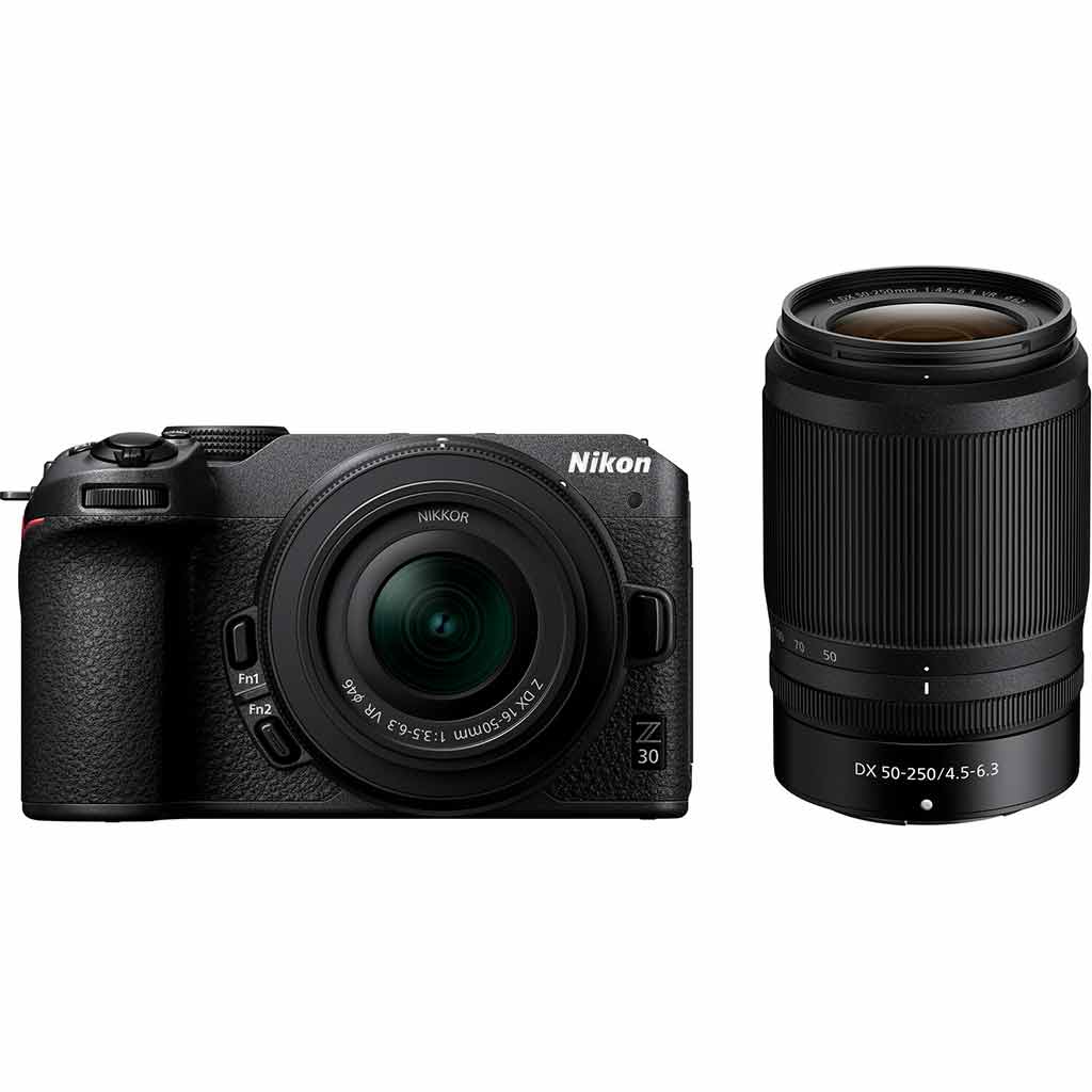Nikon Z30 16-50mm and 50-250mm VR Kit