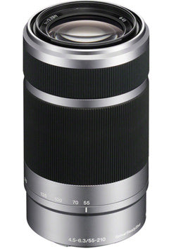 SONY E 55-210MM F/4.5-6.3 OSS LENS SILVER | Rockbrook Camera