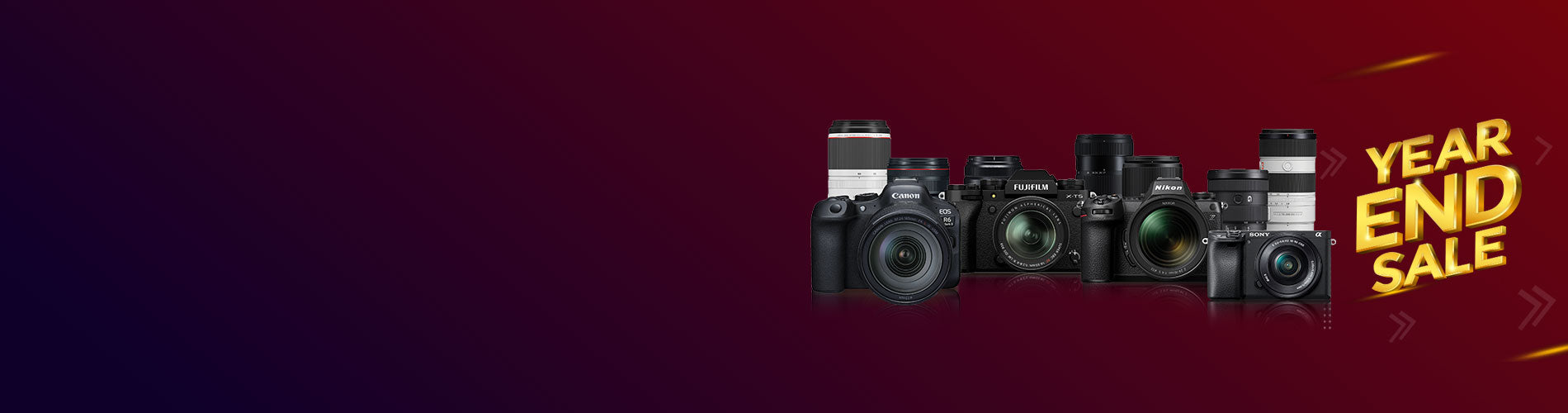 Year End Sale with Cameras