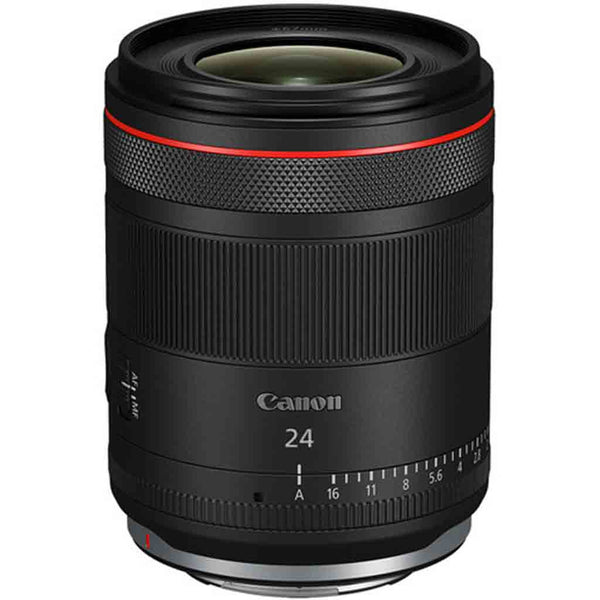 Top Side of the Canon RF 24mm f/1.4 L VCM Lens