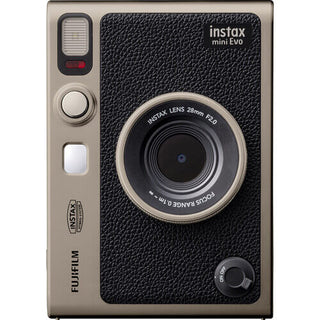 Front Side of the Instax Mini Evo Titanium Gold Limited Edition