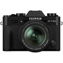Front Side of the Fujifilm X-T30 II 18-55mm Kit Black