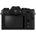 Rear Side of the Fujifilm X-T30 II Body Black