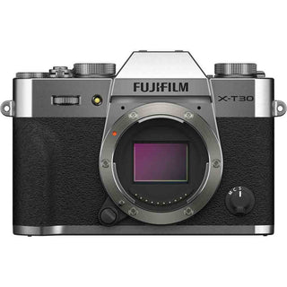 Front Side of the Fujifilm X-T30 II Body Silver