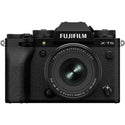 Front Side of the Fujifilm X-T5 16-50mm Lens Kit Black