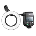 Ringlite and Controls of the Godox MF-R76 Ringlite Flash