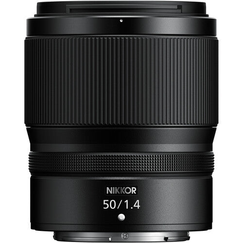 Top Side of the Nikon Z 50mm f/1.4 Lens