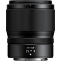 Top Side of the Nikon Z 35mm f/1.4 Lens