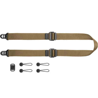 Box Contents of the Peak Design Slide Lite Camera Strap Coyote