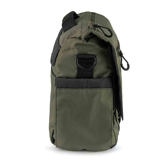 Side View of the Promaster Jasper 2.0 Large Satchel Green