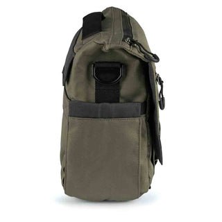 Side View of the Promaster Jasper 2.0 Medium Satchel Green