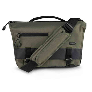 Front Side of the Promaster Jasper 2.0 Small Satchel Green