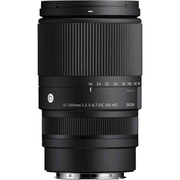 Top Side of the Sigma 16-300mm f/3.5-6.7 DC OS Contemporary Lens Sony E