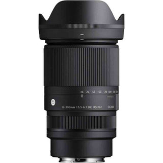 Lens Hood of the Sigma 16-300mm f/3.5-6.7 DC OS Contemporary Lens Sony E