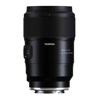 Top Side of the Tamron 90mm f/2.8 Di III VXD 1:1 Macro Lens Sony E