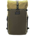 Front Side of the Tenba Fulton 16L Backpack Tan and Olive