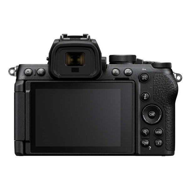 Nikon Z50II Back of Mirrorless Camera with LCD screen and controls