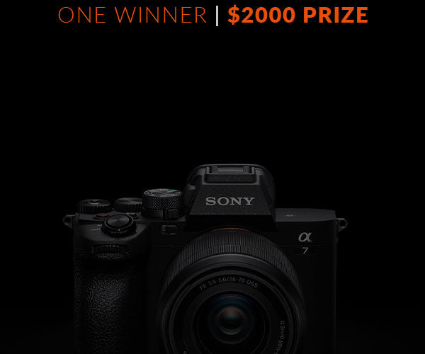 First Place will receive a $2000 Sony Shopping Trip at Rockbrook Camera!