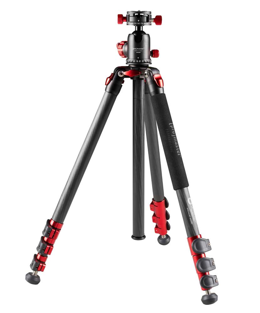 Manfrotto MK055XPRO3-3W tripod set with 3-way pan-head